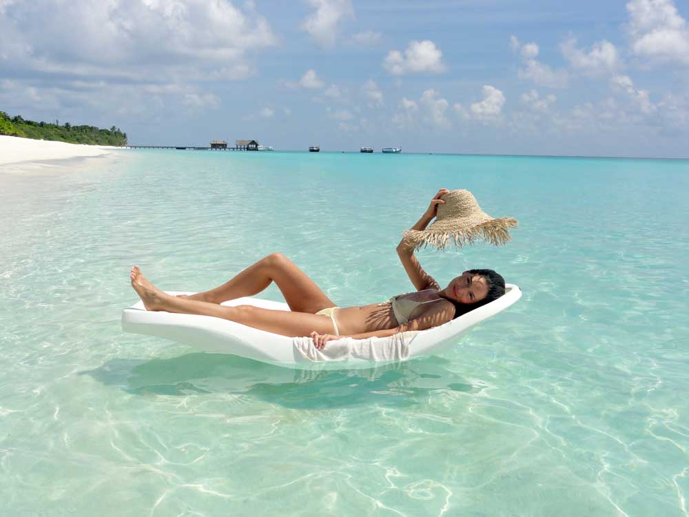 viaggio di nozze maldive: relax in mare