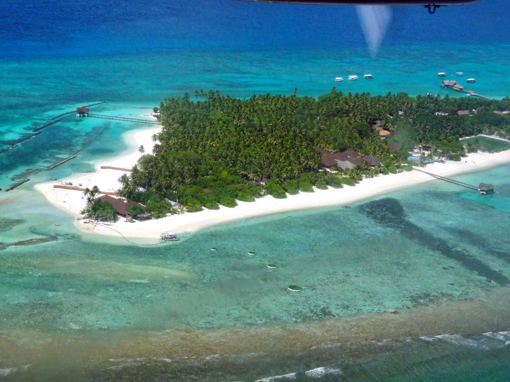 viaggio di nozze maldive: arrivo in aereo