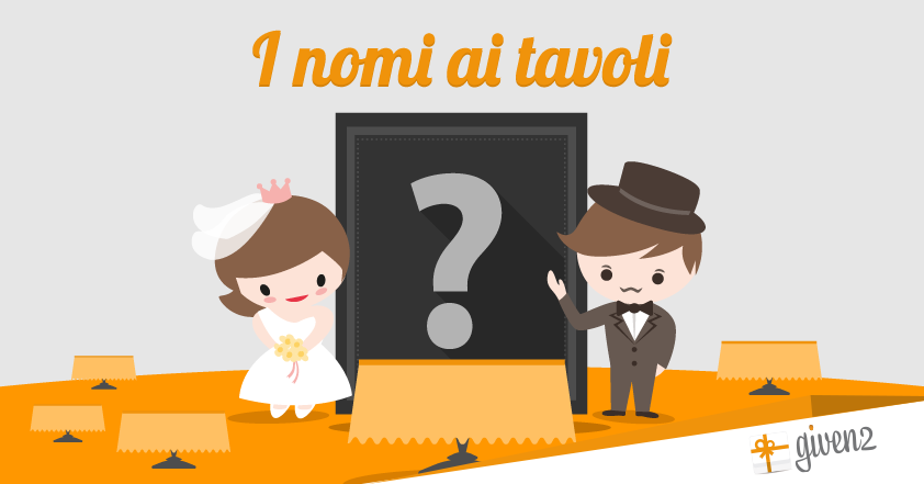 69 Idee originali per aiutarvi a scegliere i Nomi dei Tavoli di Matrimonio