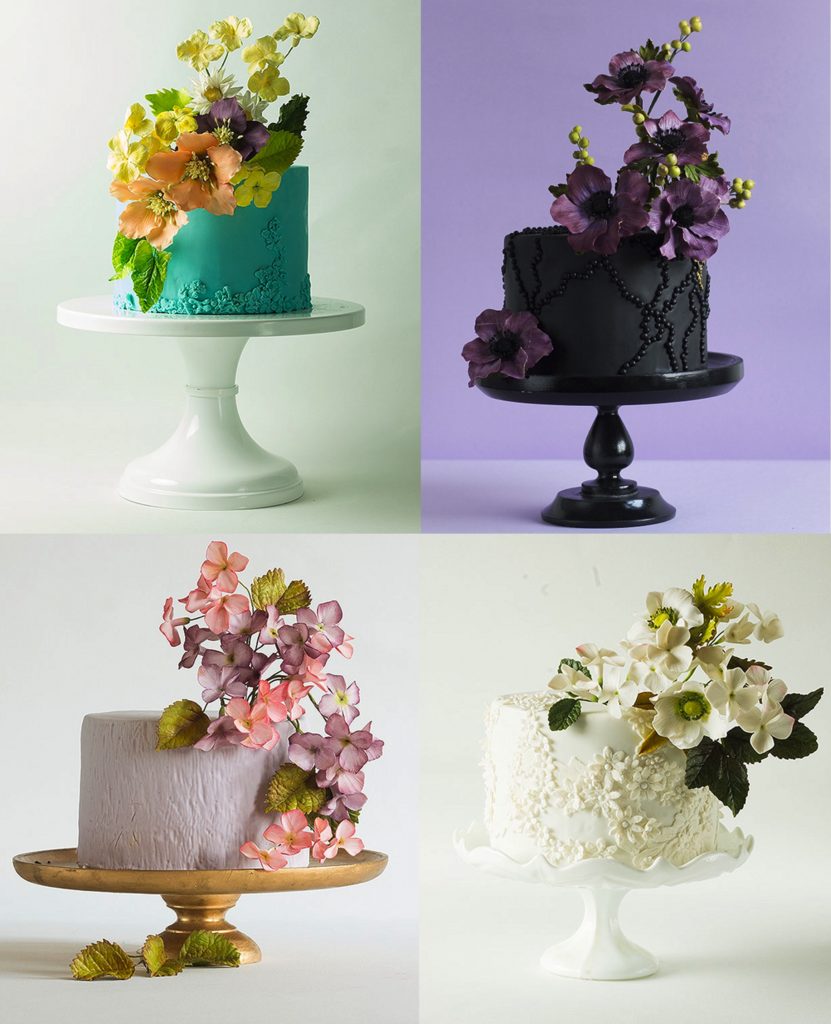 single-layer wedding cake