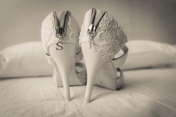 scarpe sposa shabby chic