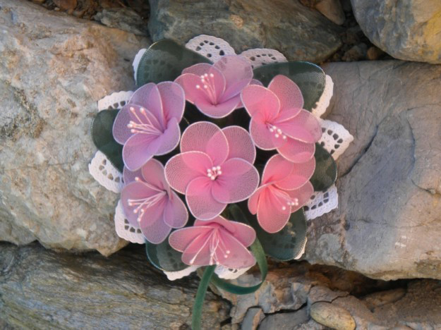 Bouquet sposa con i collant Bouquet sposa senza fiori con i collant