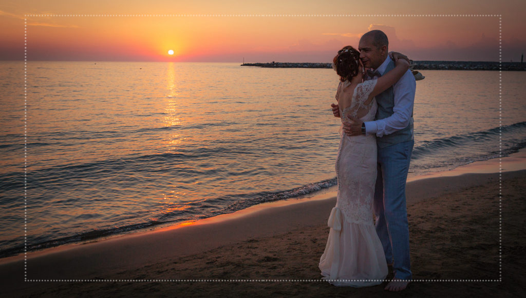 vintage wedding on the beach | Rebecca and Stefano