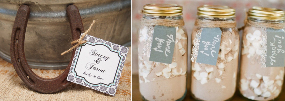 country wedding favor ideas