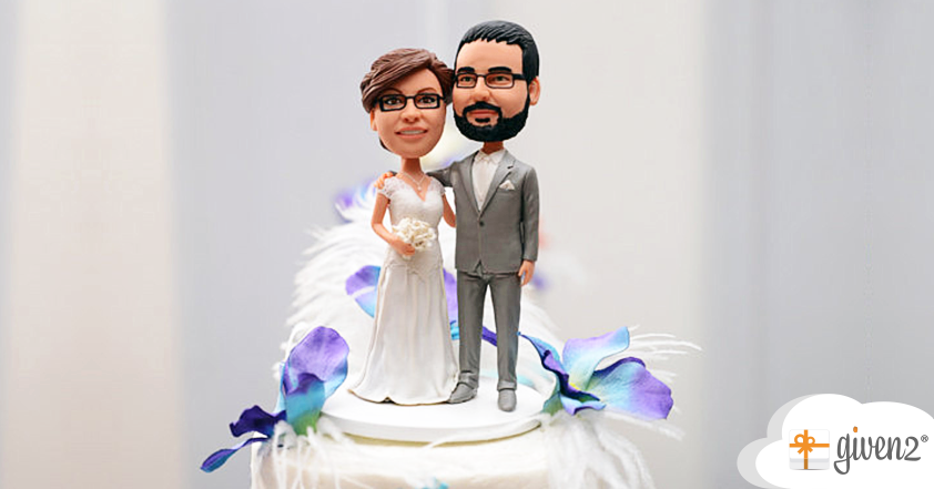 cake topper sposi by given2