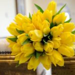 yellow tulip bouquet