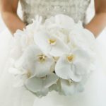 white orchid bouquet