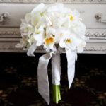 white orchid bouquet