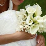 white calla lily bouquet
