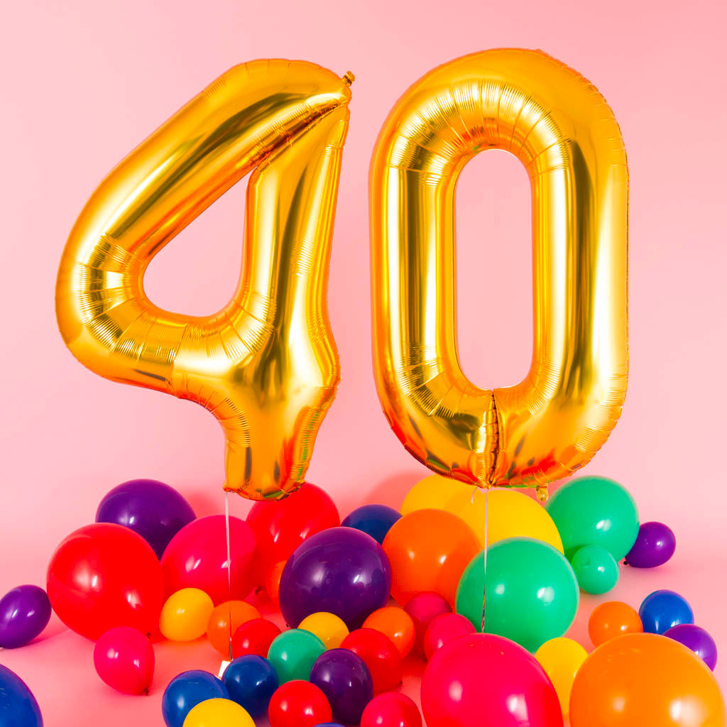 festa compleanno adulti 40 anni palloncini